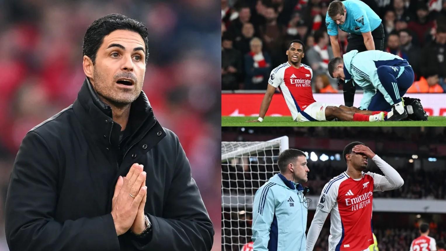 Arsenal vắng đến 7 trụ cột trước đại chiến Real
